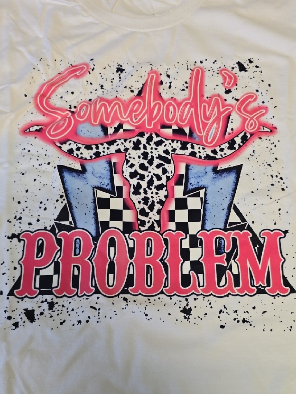 Tultex White Crewneck T-Shirt Custom Made - Picture 3 of 4